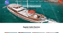 Desktop Screenshot of olymposyachting.com